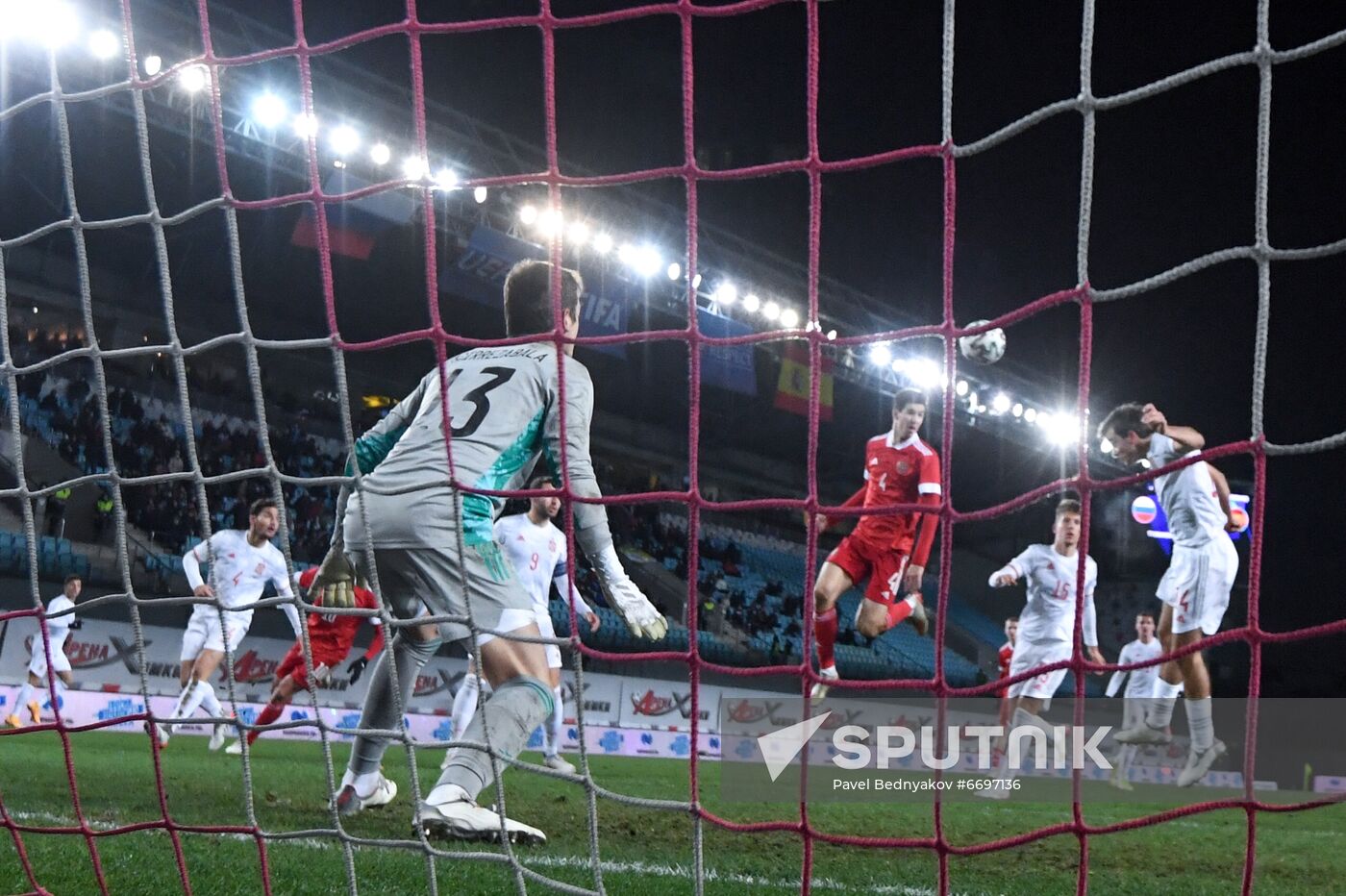 Russia Soccer 2023 Euro U-21 Championship Qualifiers Russia - Spain