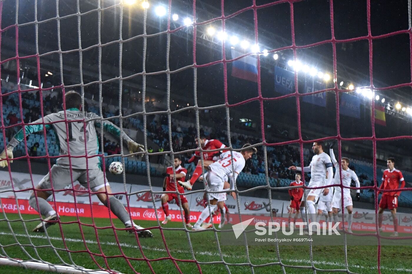 Russia Soccer 2023 Euro U-21 Championship Qualifiers Russia - Spain
