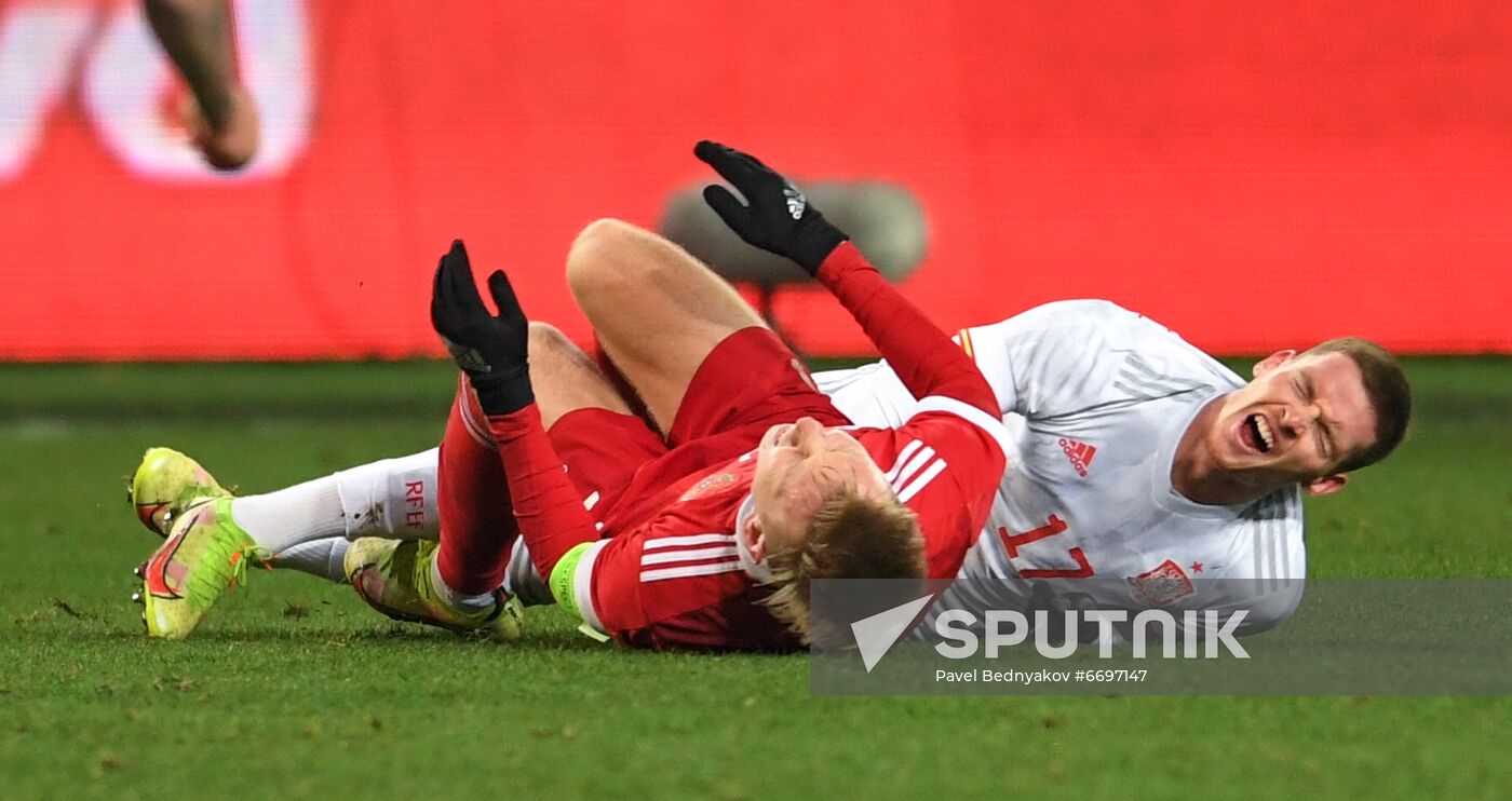 Russia Soccer 2023 Euro U-21 Championship Qualifiers Russia - Spain