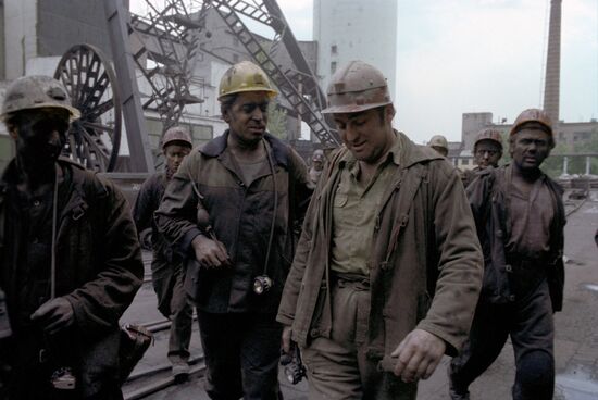Donetsk coal miners