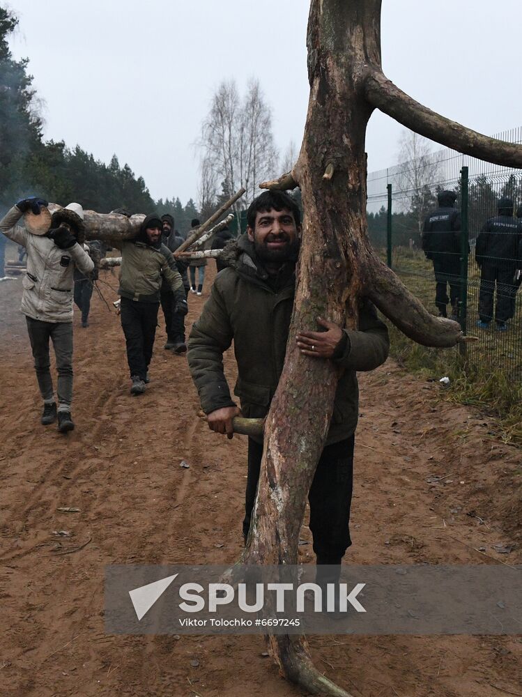 Belarus Poland Border Refugees