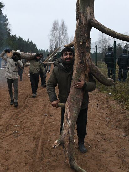 Belarus Poland Border Refugees