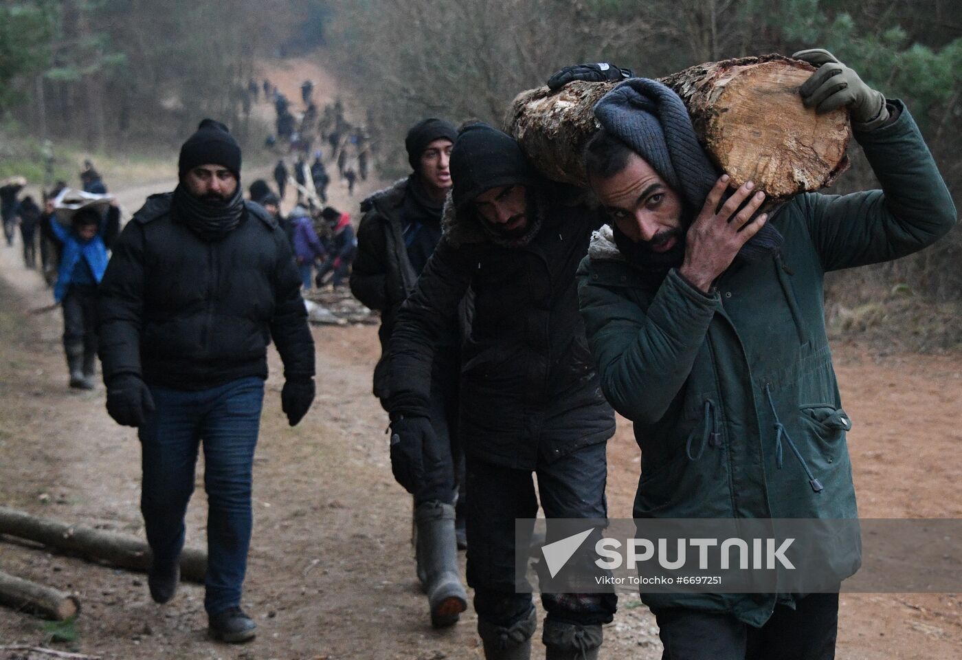 Belarus Poland Border Refugees