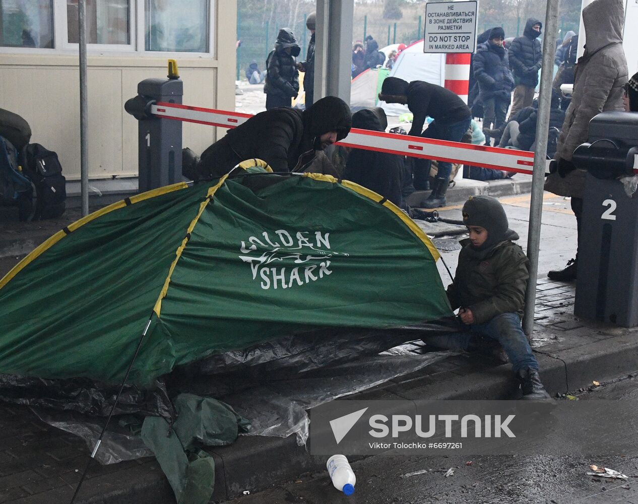 Belarus Poland Border Refugees