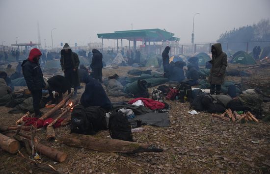 Belarus Poland Border Refugees