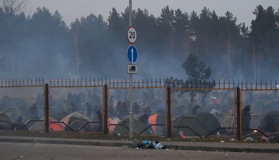 Belarus Poland Border Refugees