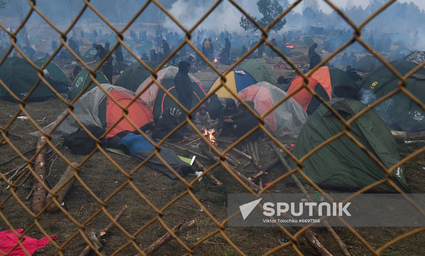 Belarus Poland Border Refugees