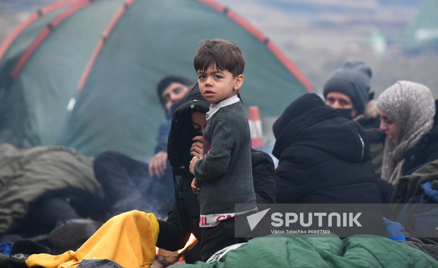 Belarus Poland Border Refugees