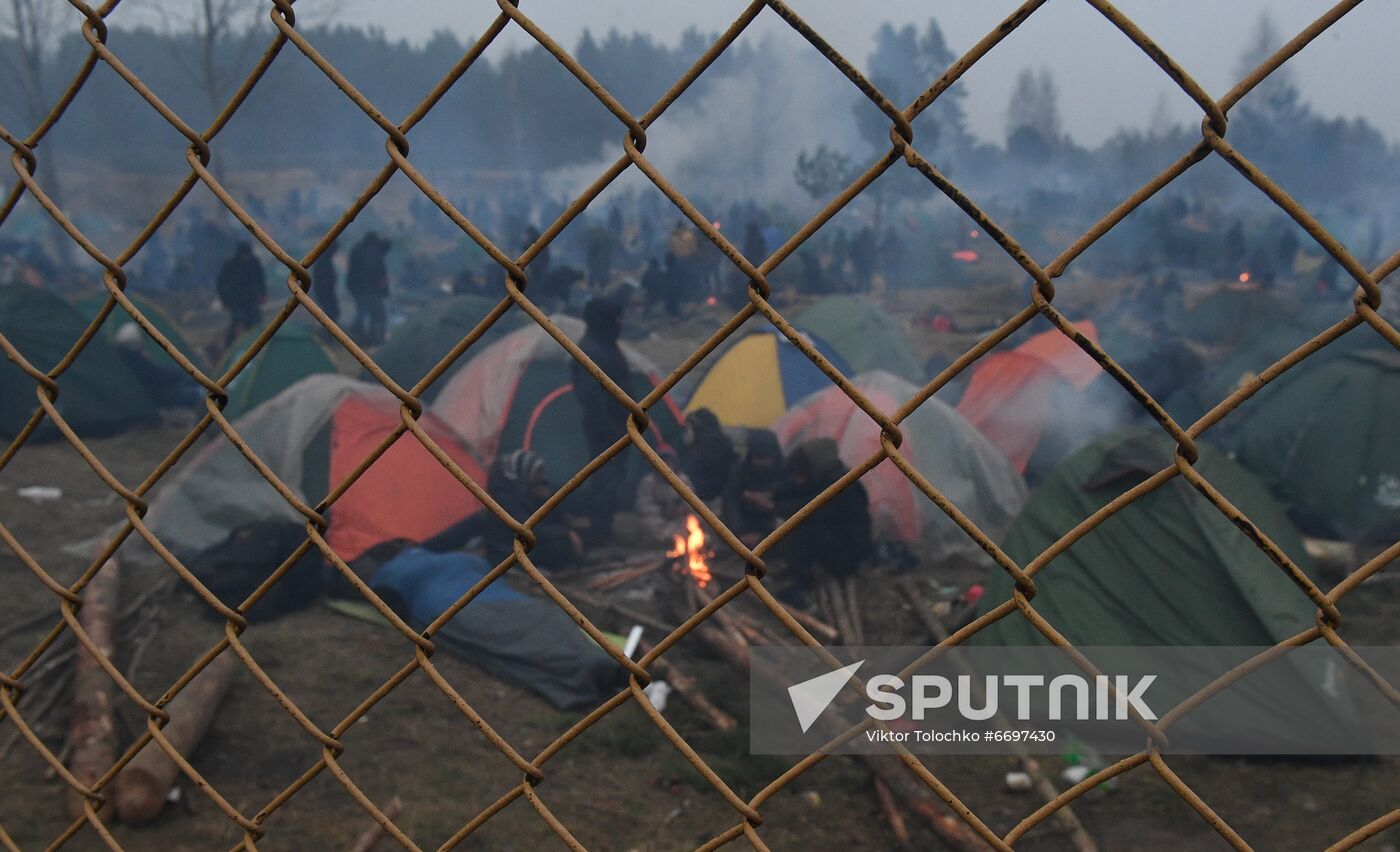 Belarus Poland Border Refugees