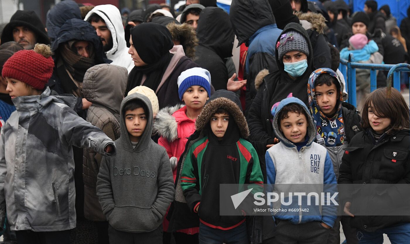 Belarus Poland Border Refugees