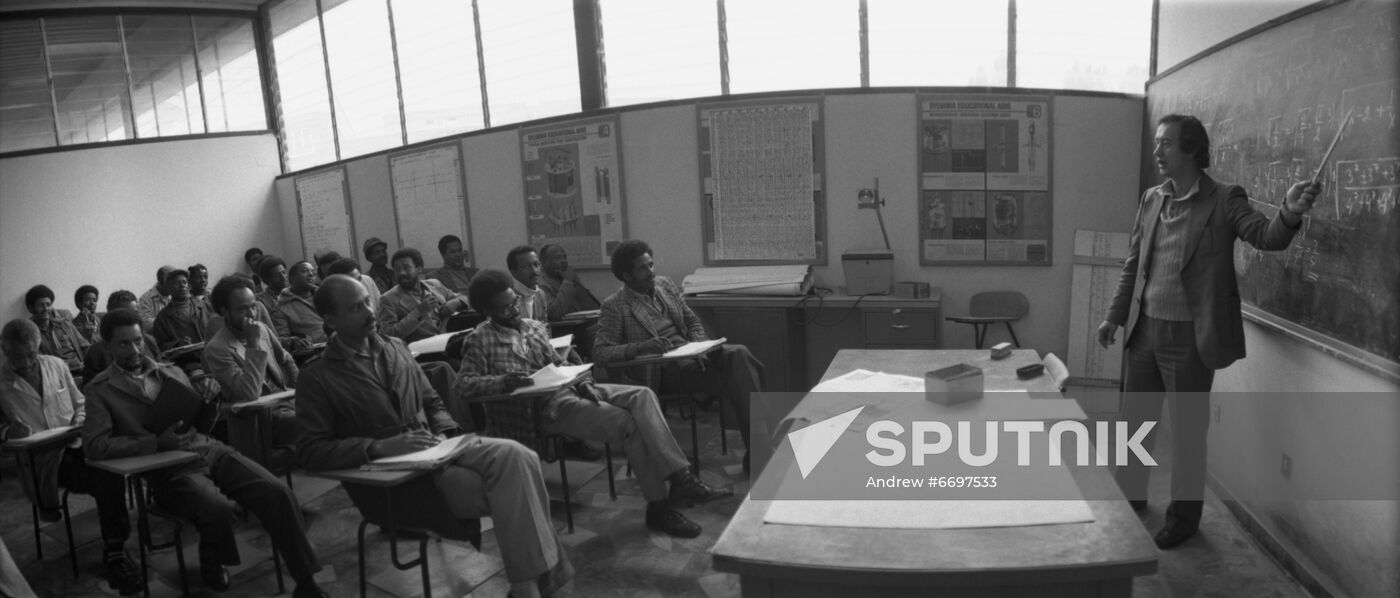 Soviet teachers in Ethiopia