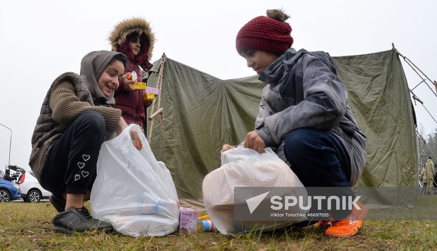 Belarus Poland Border Refugees