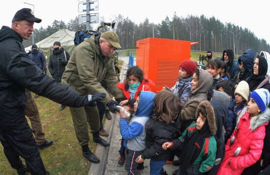 Belarus Poland Border Refugees