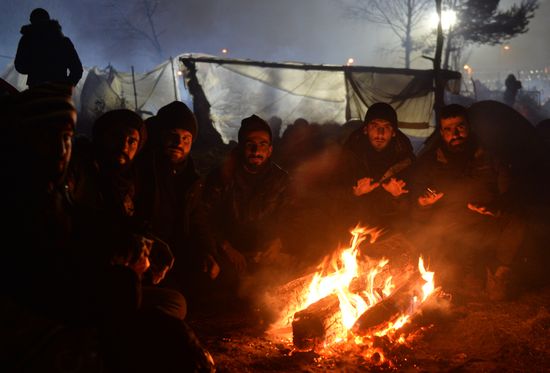 Belarus Poland Border Refugees