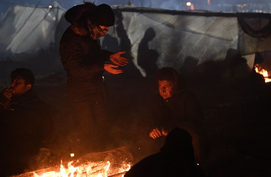 Belarus Poland Border Refugees