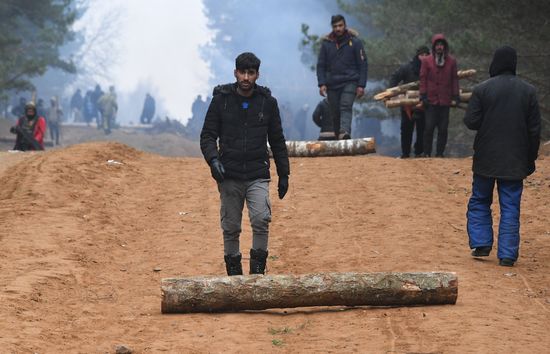 Belarus Poland Border Refugees