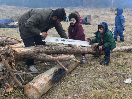 Belarus Poland Border Refugees