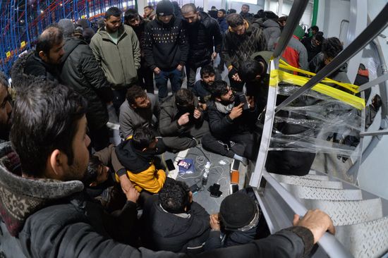 Belarus Poland Border Refugees