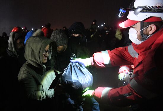 Belarus Poland Border Refugees