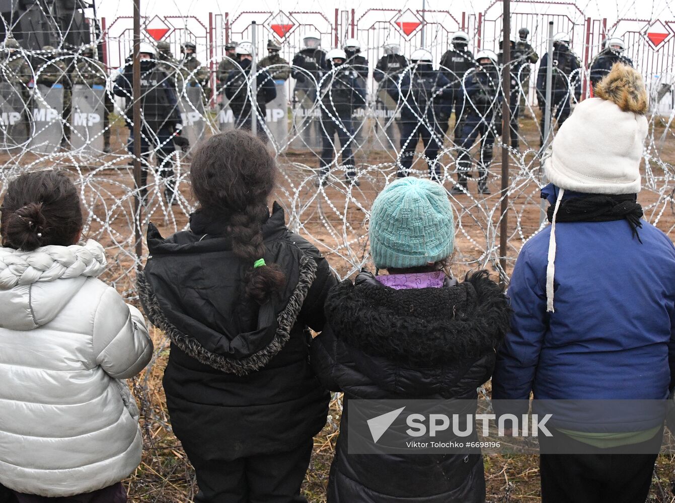 Belarus Poland Border Refugees