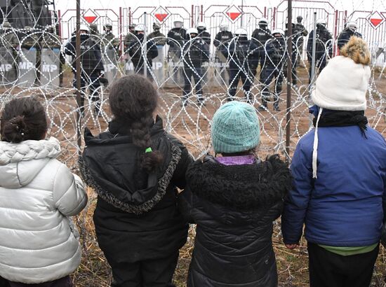 Belarus Poland Border Refugees