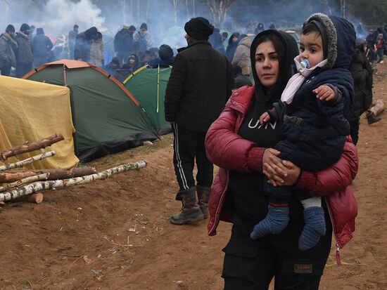 Belarus Poland Border Refugees