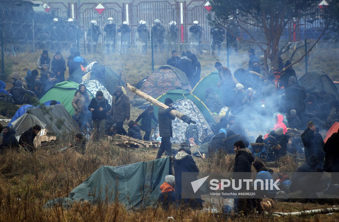 Belarus Poland Border Refugees