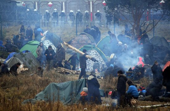 Belarus Poland Border Refugees
