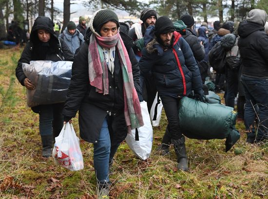 Belarus Poland Border Refugees