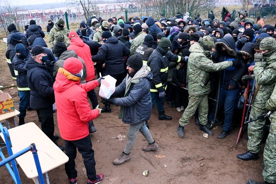 Belarus Poland Border Refugees