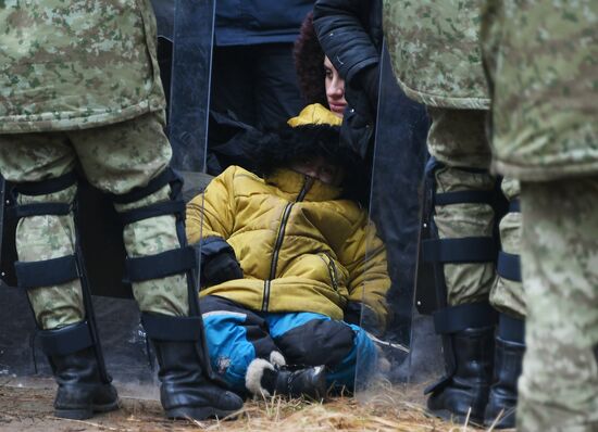 Belarus Poland Border Refugees