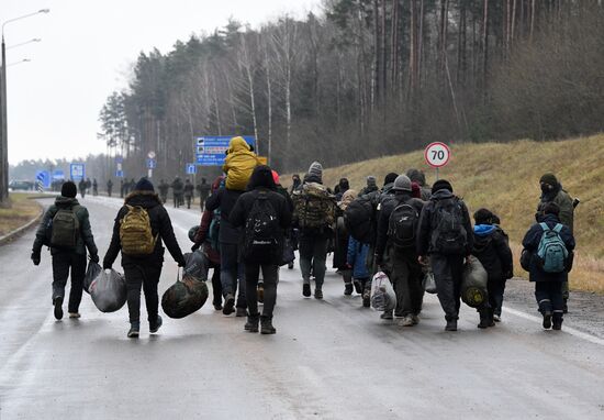 Belarus Poland Border Refugees