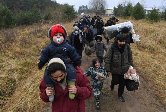 Belarus Poland Border Refugees