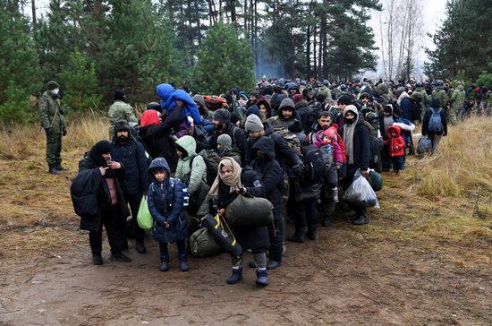 Belarus Poland Border Refugees