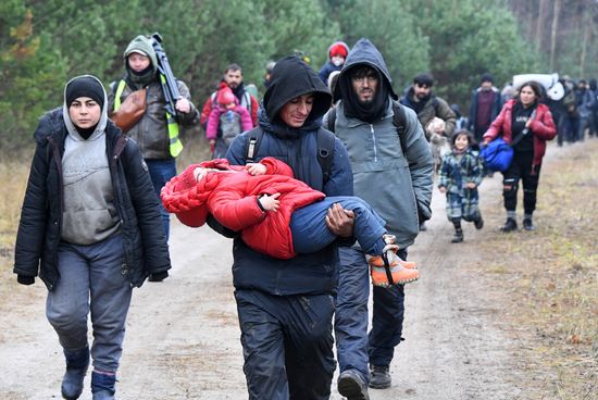 Belarus Poland Border Refugees