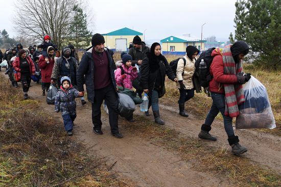Belarus Poland Border Refugees