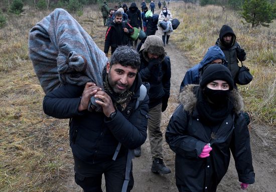 Belarus Poland Border Refugees