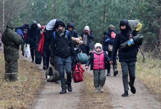 Belarus Poland Border Refugees