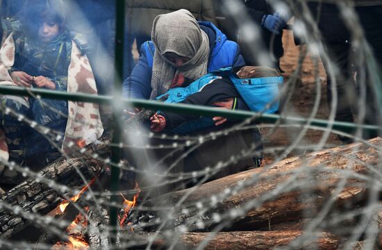 Belarus Poland Border Refugees