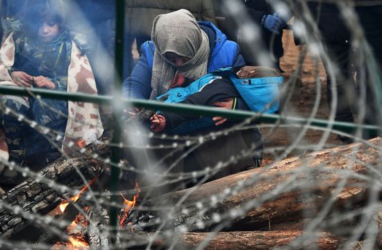 Belarus Poland Border Refugees