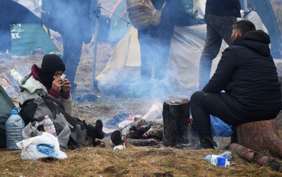 Belarus Poland Border Refugees