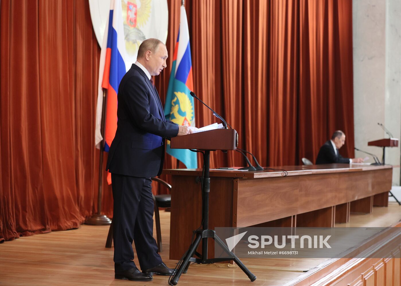 Russia Putin Foreign Ministry Board