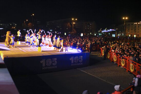 Celebrating 105th anniversary of Murmansk