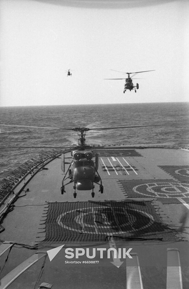 Soviet anti-submarine helicopter Kamov Ka-25