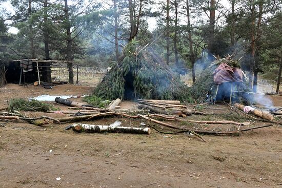 Belarus Poland Border Refugees