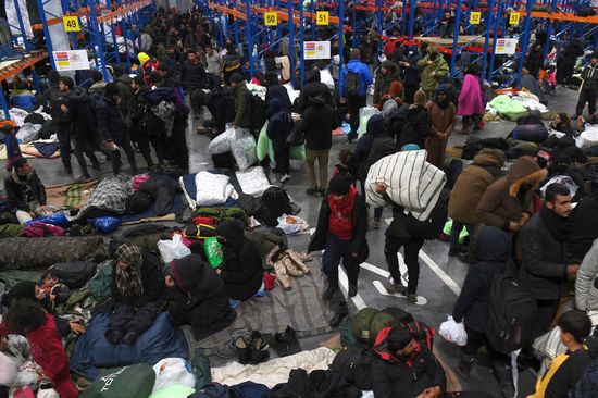 Belarus Poland Border Refugees