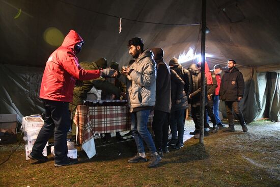 Belarus Poland Border Refugees