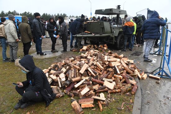 Belarus Poland Border Refugees