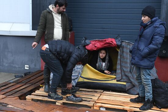 Belarus Poland Border Refugees