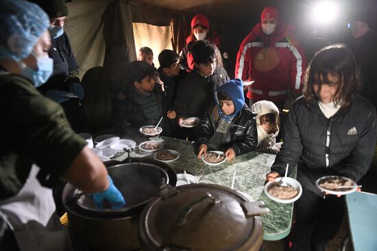 Belarus Poland Border Refugees